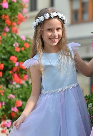 dress for a girl blue