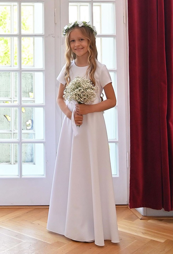 Sukienka komunijna liturgiczna- Marta 183- MKMaryla