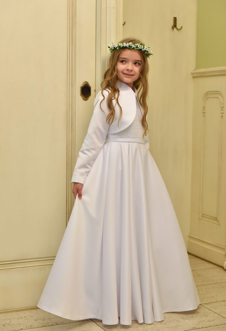 sukienka komunijna koronka