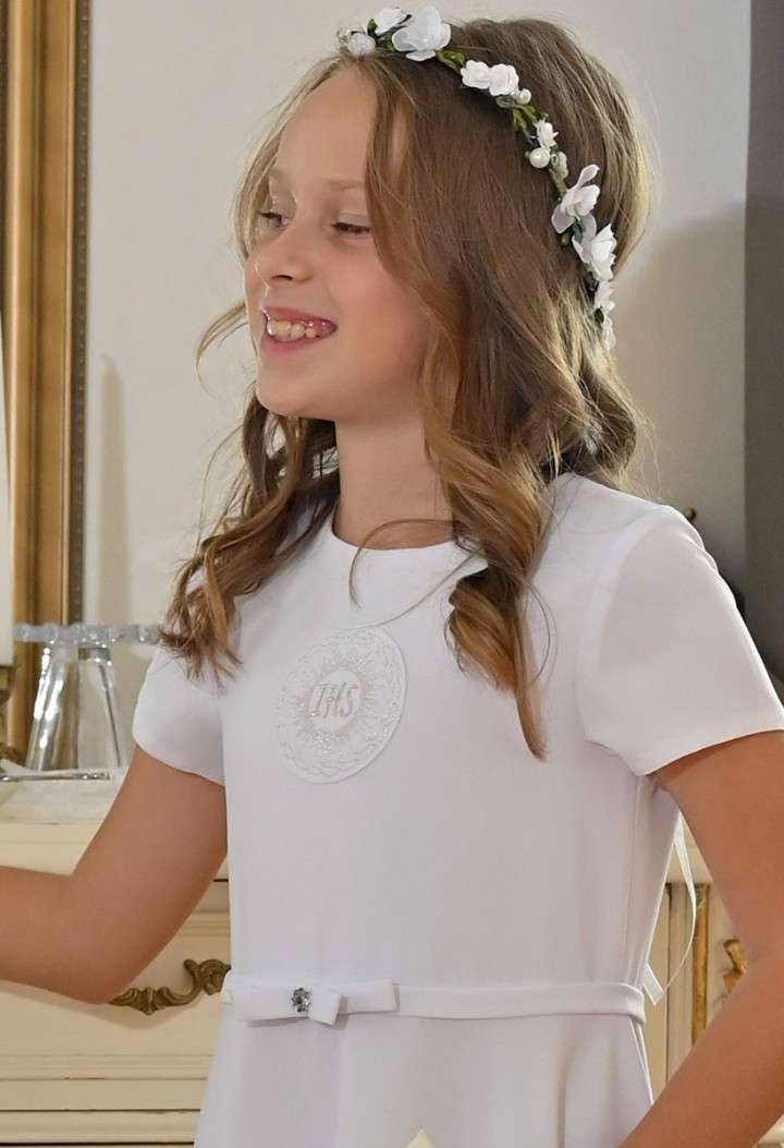 Komunijna sukienka dla dziewczynki - Marta 182 - MKMaryla