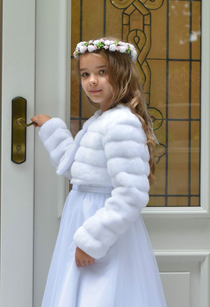 Warm communion bolero made-to-measure - MKMaryla