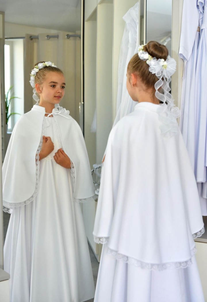 Kommunionmantel für ein Mädchen - MKMaryla