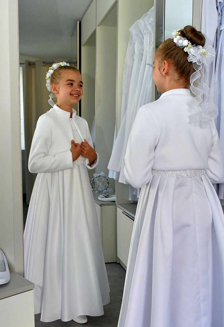 Fleece communion bolero - MKMaryla