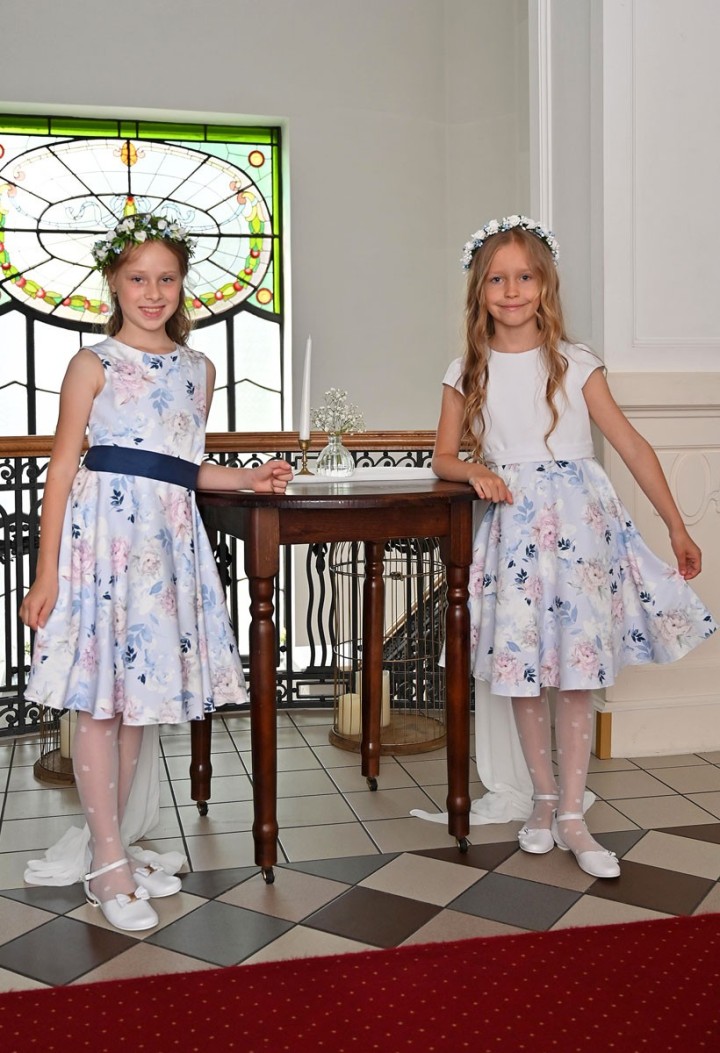 Sukienka wizytowa - pokomunijna Barbie NB-177 - MK Maryla