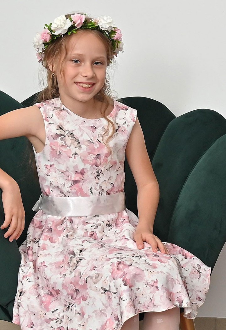 Sukienka wizytowa - pokomunijna Barbie 377 - MK Maryla