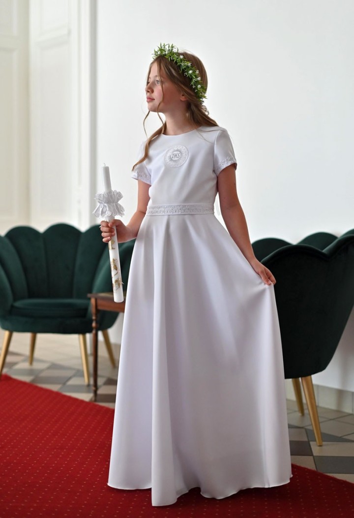 Delikatna sukienka komunijna - Marta 098 - MKMaryla