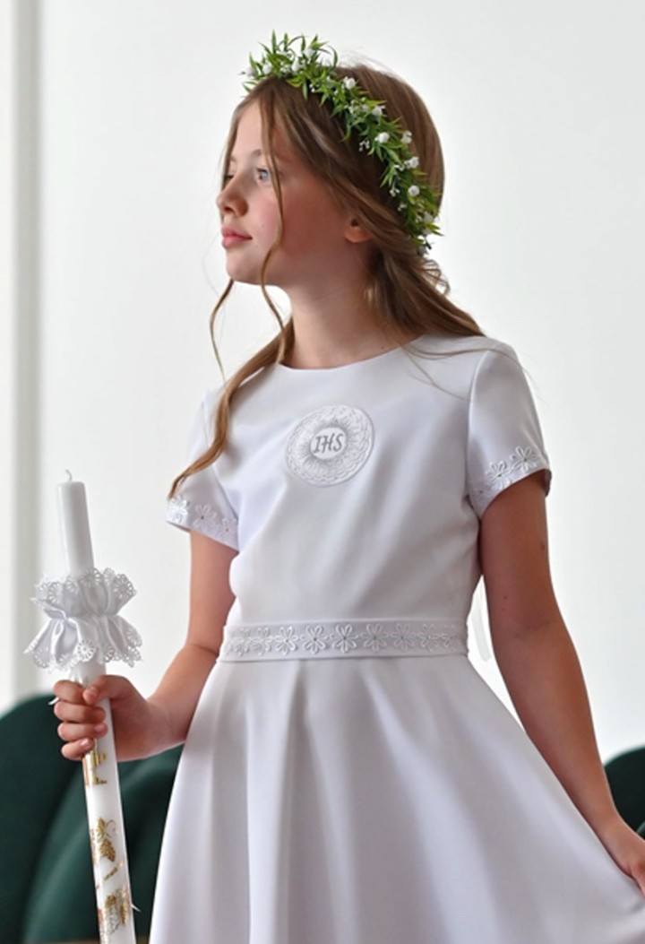 Komunijna suknia dla dzieci - Marta 098 - MKMaryla