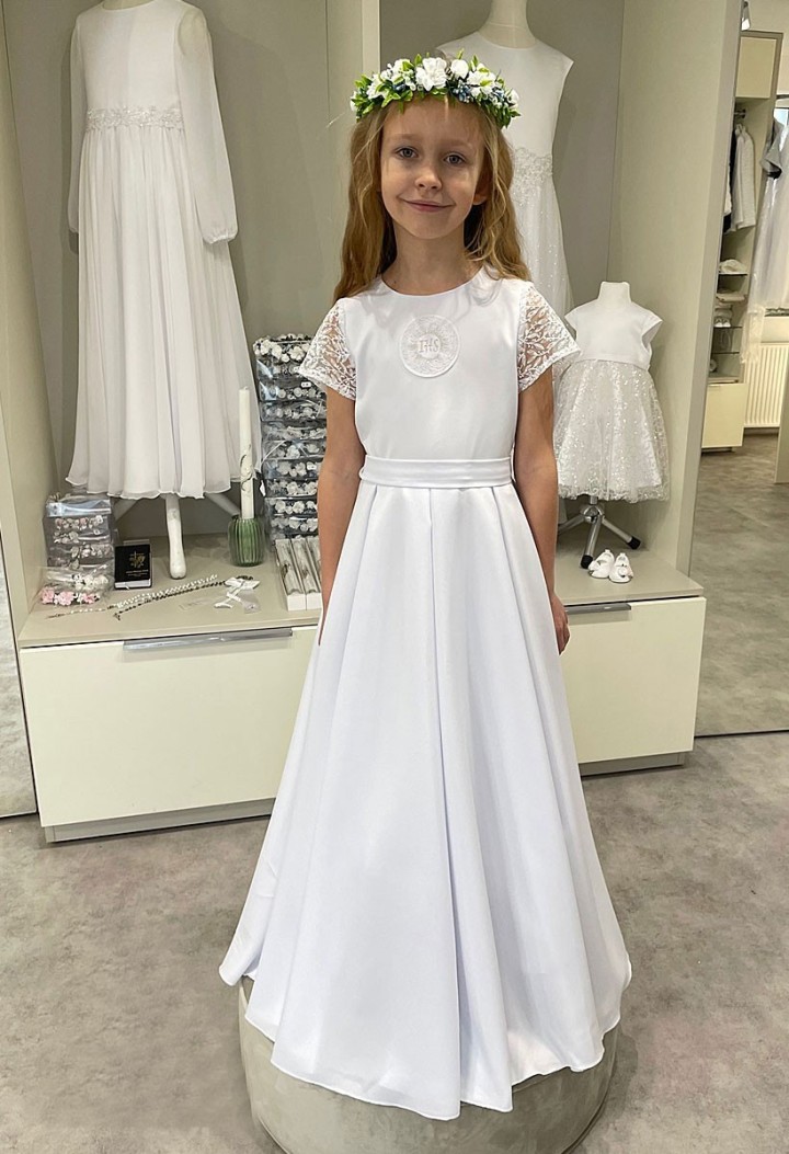 Lekka i efektowna sukienka komunijna Elza 134- MKMaryla