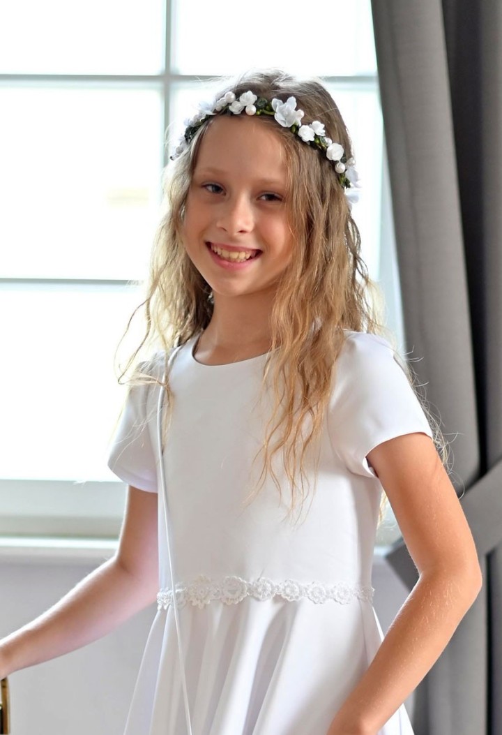 Full circle dress for First Communion - Alicia 171 - MKMaryla