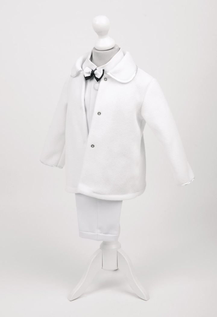 Kurtka polarowa - ubiory chrzcielne dla chłopczyka - MK Maryla