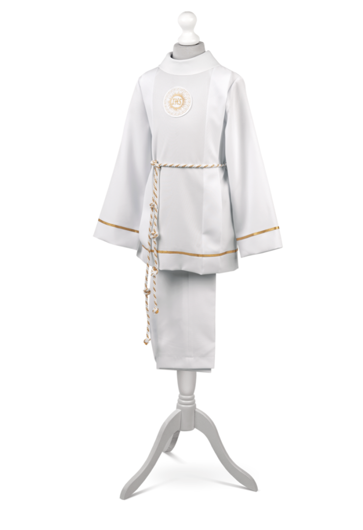 Szyta ma miarę krótka komża do Pierwszej Komunii - Antoś 001 - MKMaryla