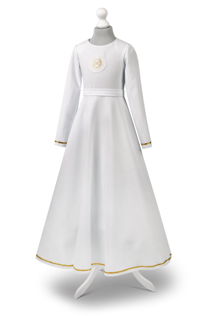 Marta 152- Cute and modest dresses for first communion - MKMaryla