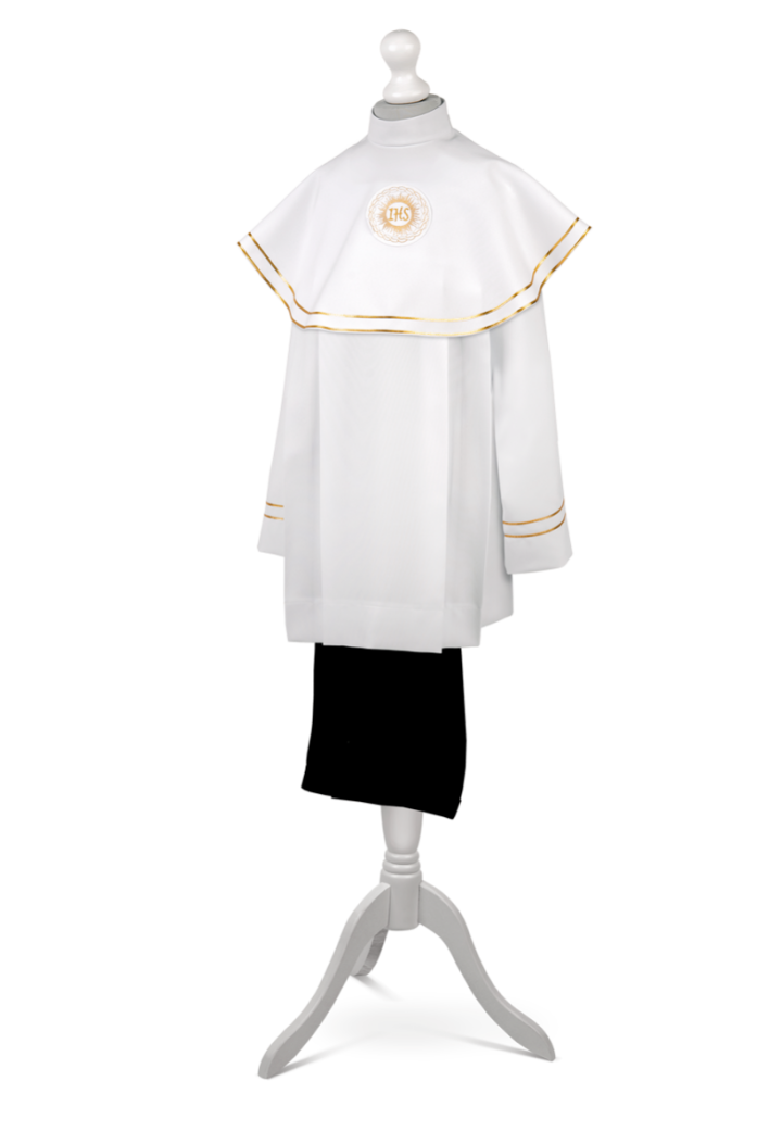 Rúcho na sväté prijímanie so zlatými doplnkami Marek 007 - MKMaryla