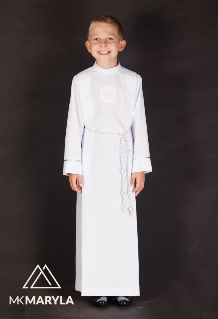 Andrzej 011 - długa alba komunijna dla chłopca - Producent MKMaryla