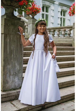 Kommunionkleid aus Satin - Hersteller - MK Maryla