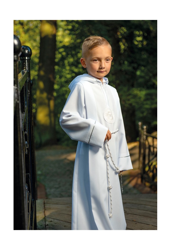 Alba długa komunijna dla chłopca kapturem prosto od producenta - Jan 010 - MKMaryla