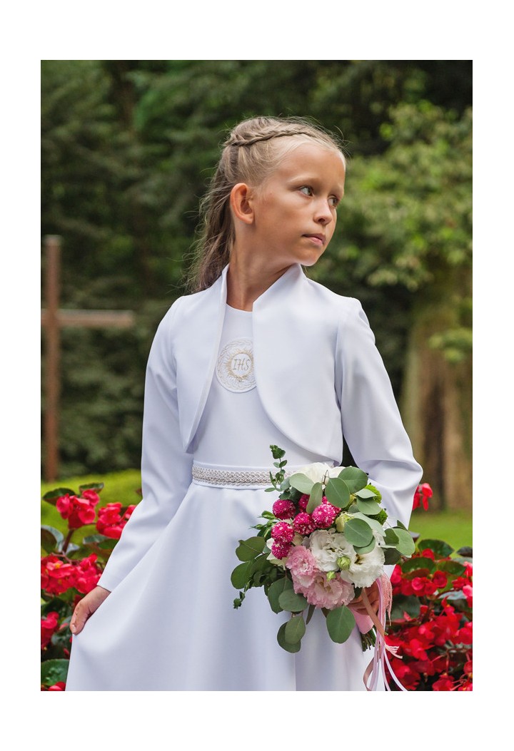 Stretch-Bolero mit Stehkragen - Erstkommunion-Oberbekleidung - MKMaryla