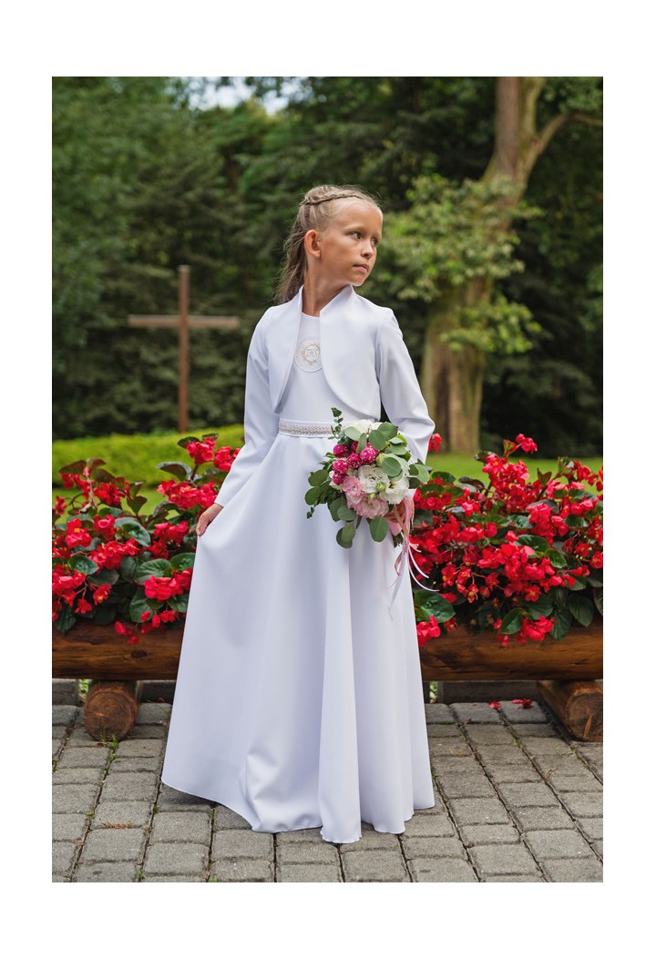 Kommunionsbolero mit Stehkragen - Erstkommunionskleidung - MKMaryla