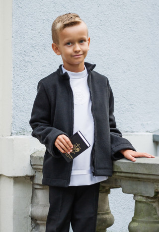 Kommunionsvlies für einen Jungen
