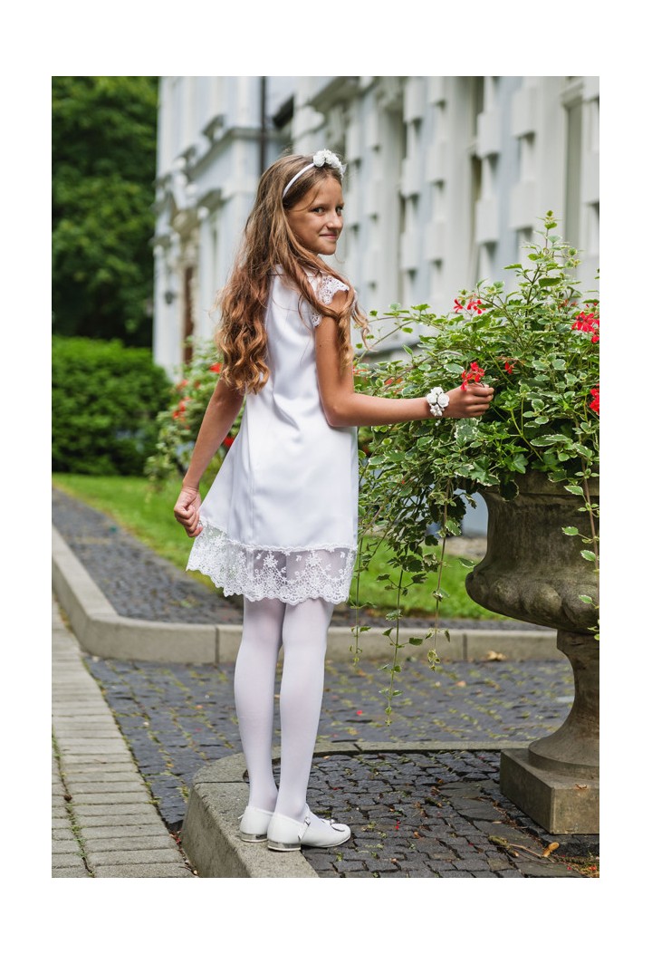 customized white communion dress from MK Maryla