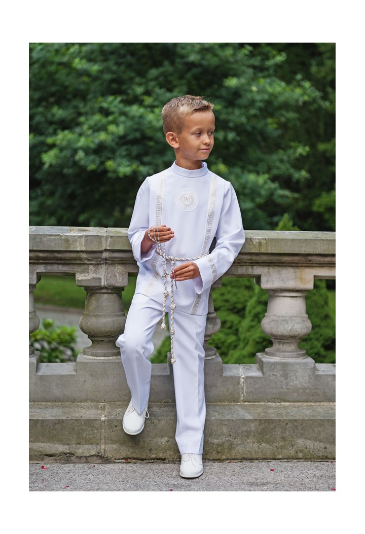 Alba komunijna dla chłopca do Pierwszej Komunii Świętej Bartosz 186 MKMaryla