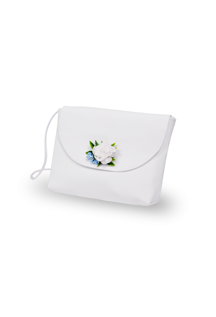 Communion bag with blue accent - MKMaryla