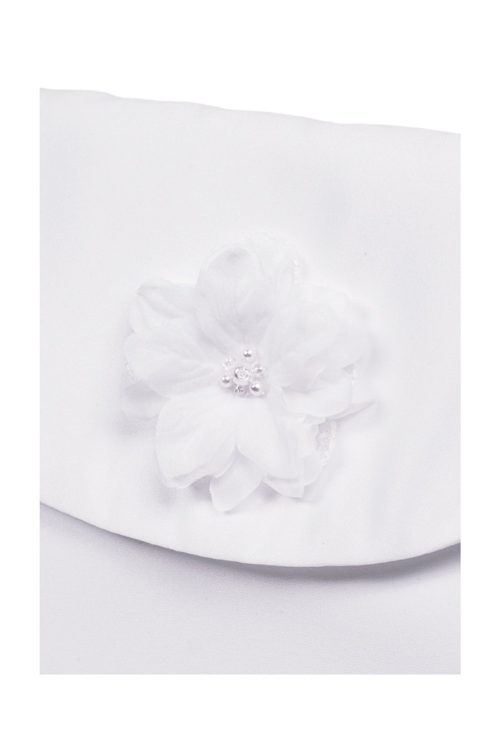 flower on communion bag