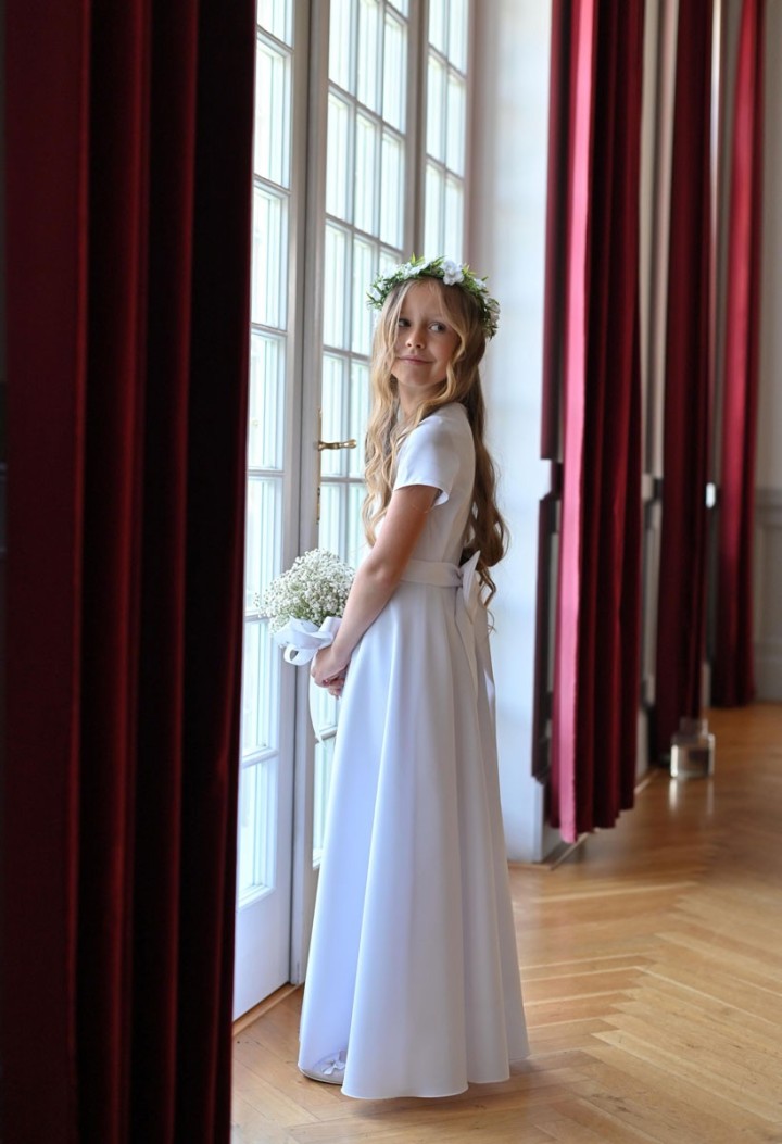 Dress for the First Communion ceremony - Marta 183 - MKMaryla
