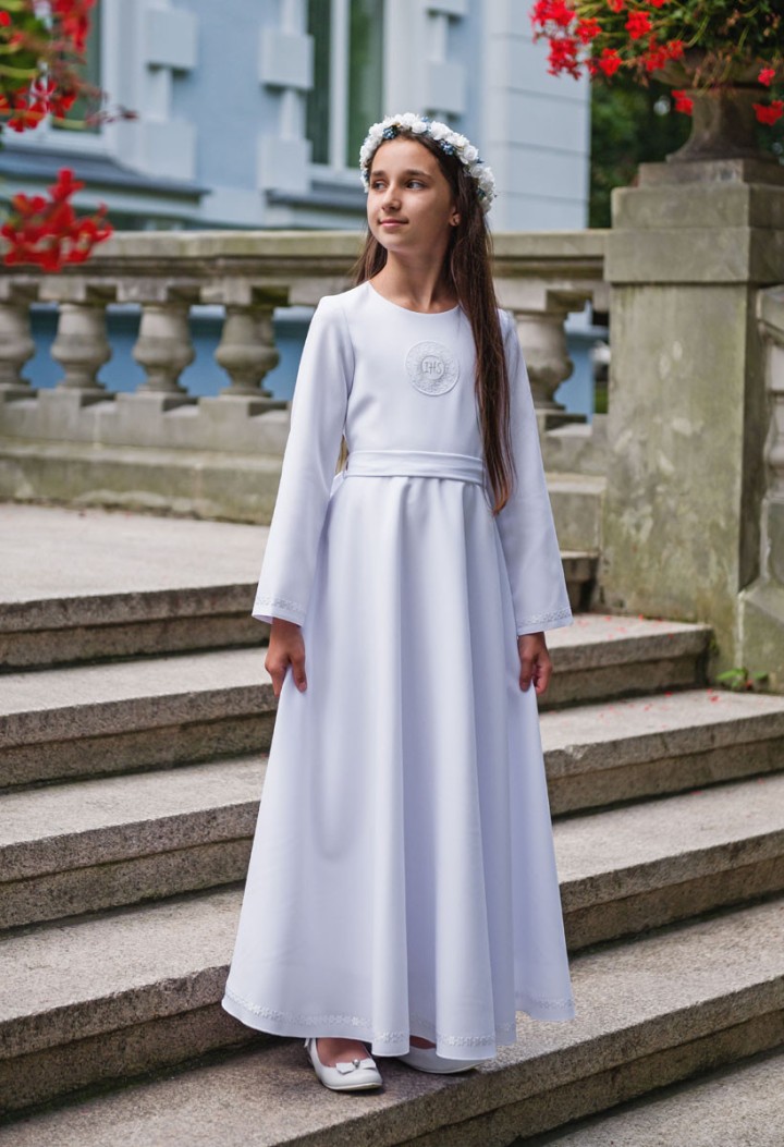 Malwina 185 - long-sleeved dress - MKMaryla