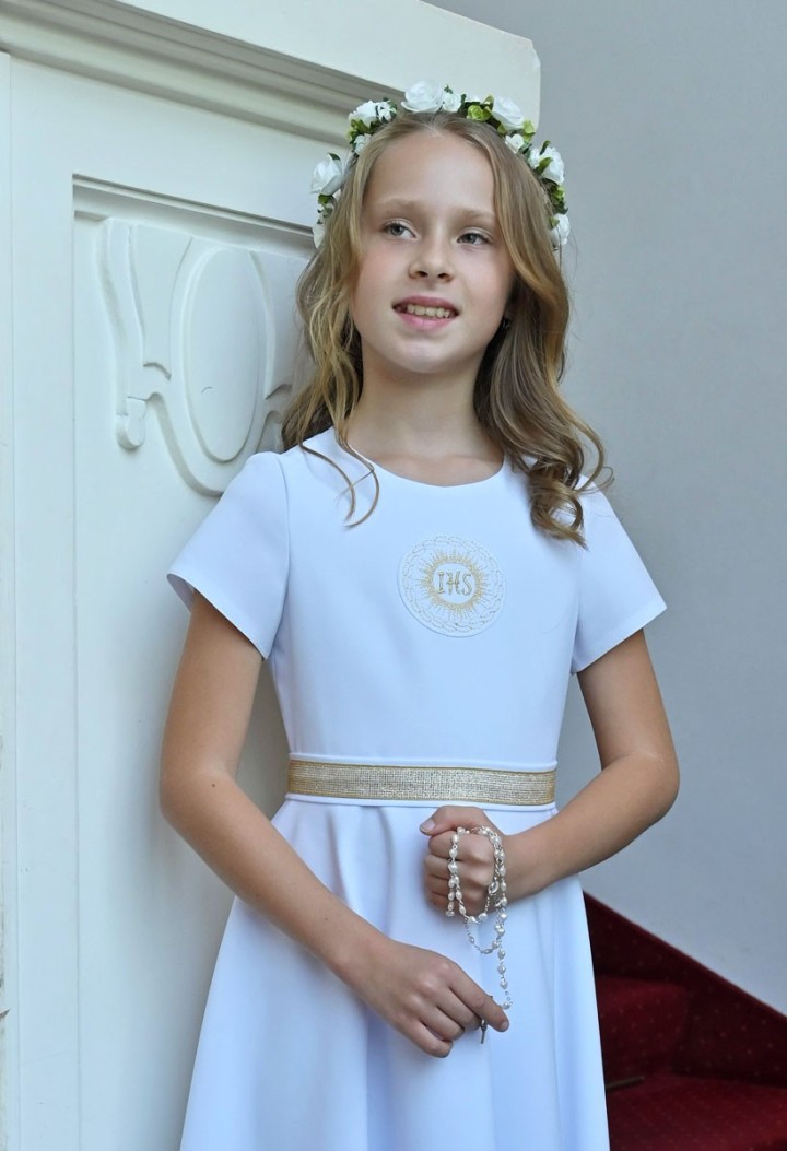 Phänomenales Kommunionkleid - Marta 025 - MKMaryla