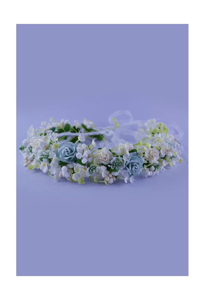 Kommuniongirlande wie lebendig mit Grün und Pastellblau - MKMaryla