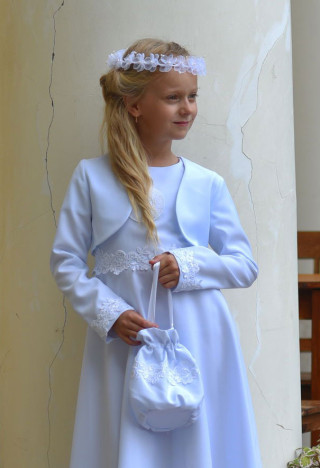 Kommunionbolero mit Spitze