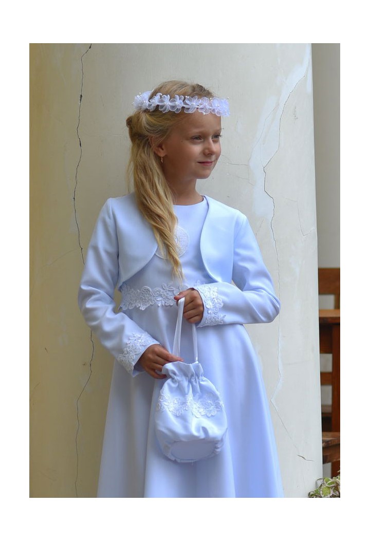 communion bolero with lace