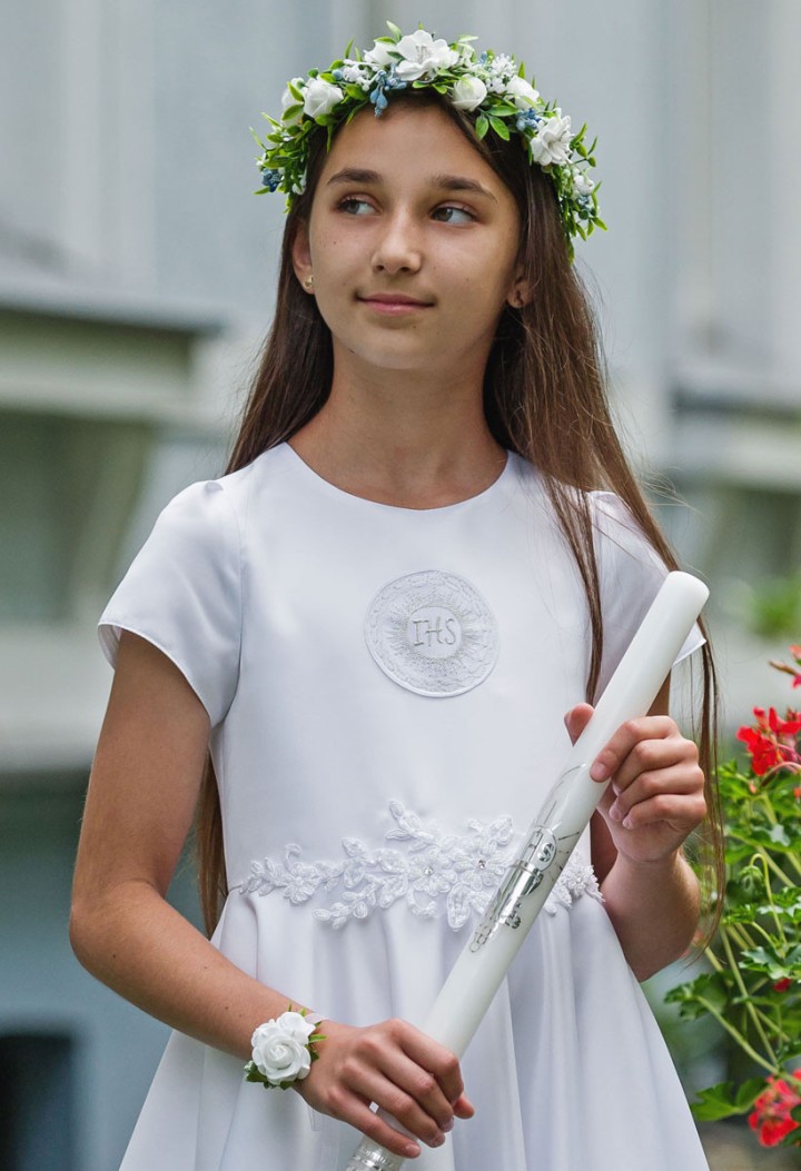 Alicja 062- elegancke sukienki komunijne, szyte na miarę  MKMaryla
