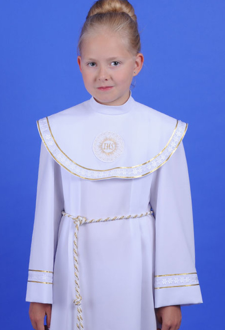 Hania 015- alby komunijne dla dziewczynek szyte na miarę - MK Maryla