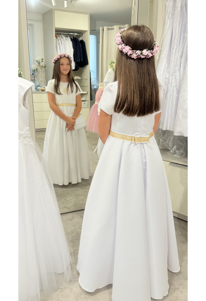 Elza 025 - proste sukienki komunijne z charakterem i klasą - MKMaryla