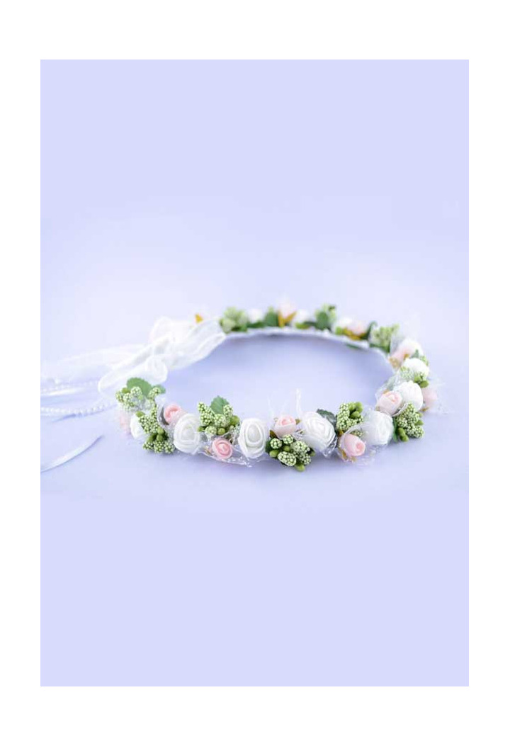 wianek komunijny zielony