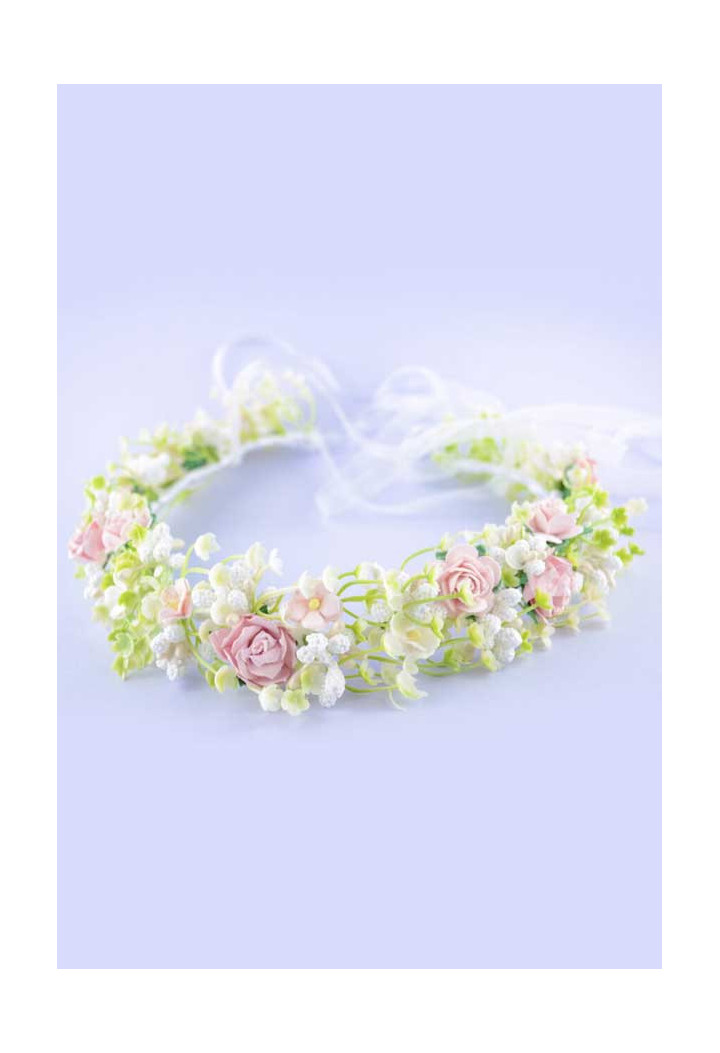 pastellfarbene Kommuniongirlande