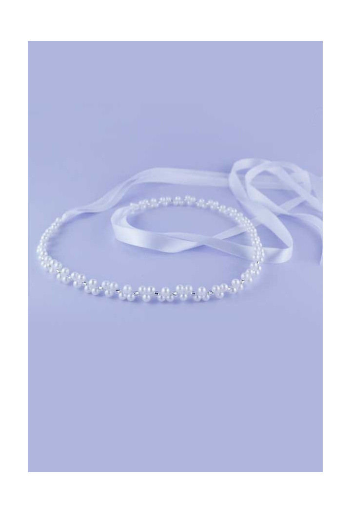 pearl communion hair ornament