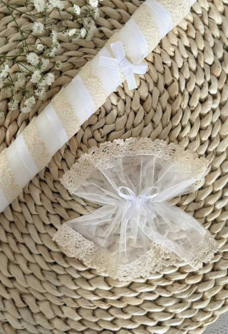 okapnik na świecę w stylu boho