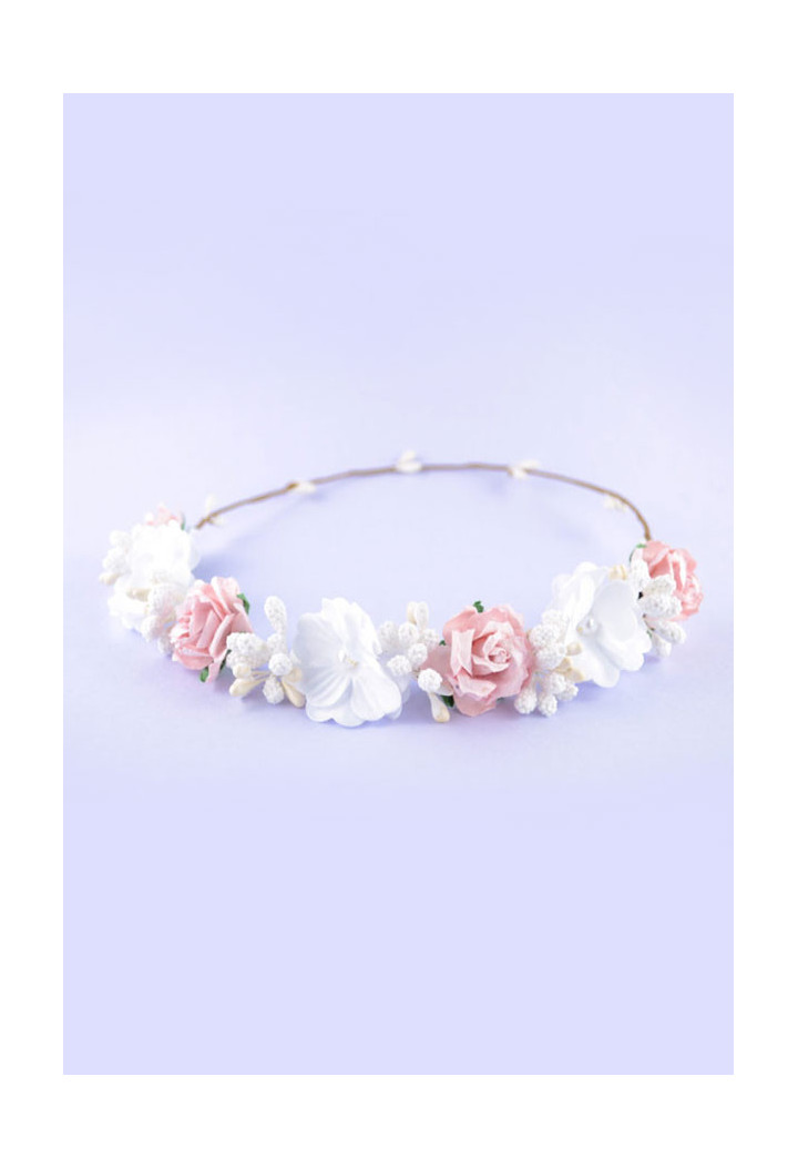 communion hair ornament in boho style