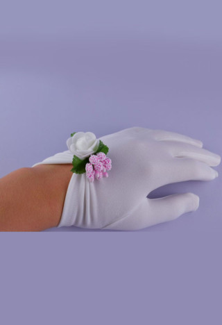 communion flower glove