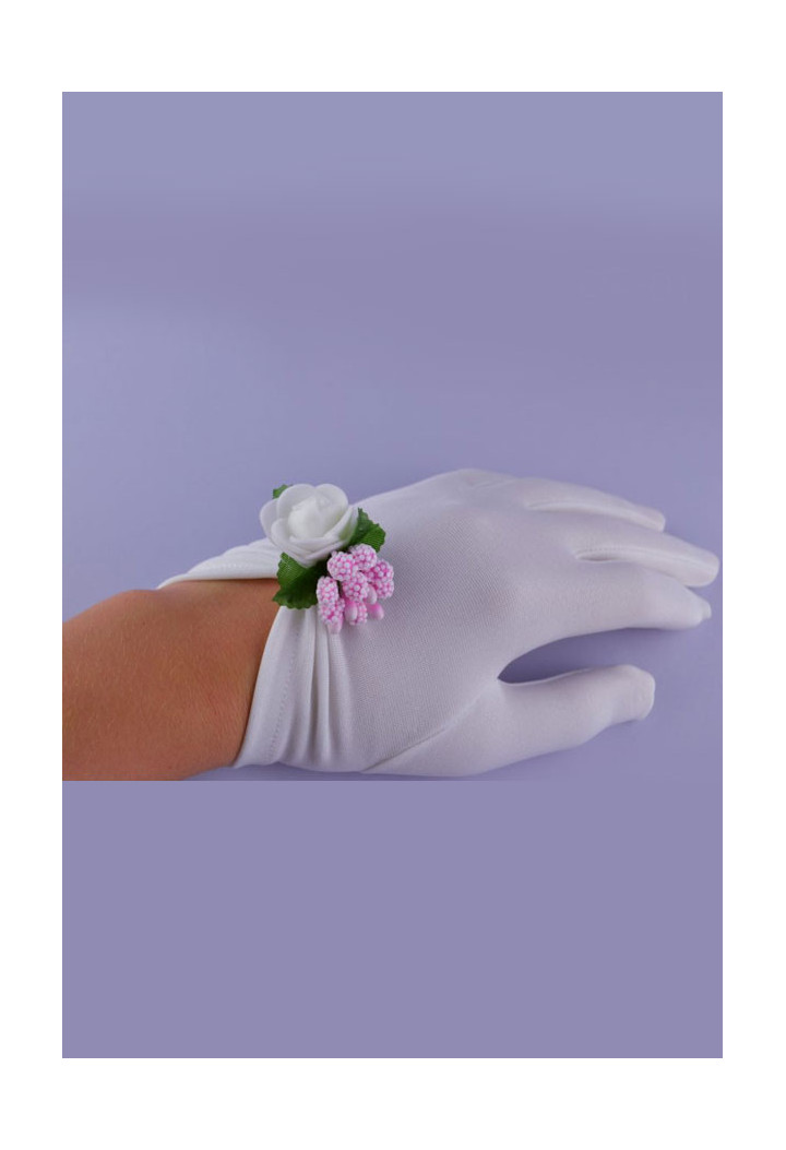communion flower glove