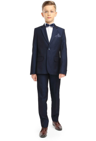 ENZO Boys' First Communion Suit, Navy Blue | MK Maryla