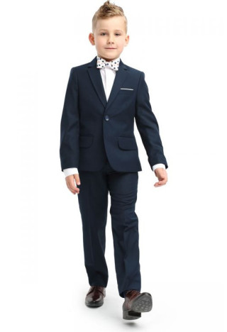 DAWID Navy Blue Boys' Suit for First Communion | MK Maryla