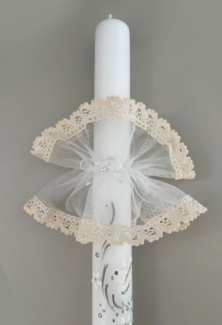 Elegantný krstný svietnik