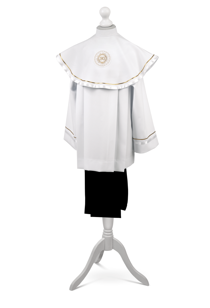 A boy's communion with an overlapping collar Marek ZŁ-021+Collar
