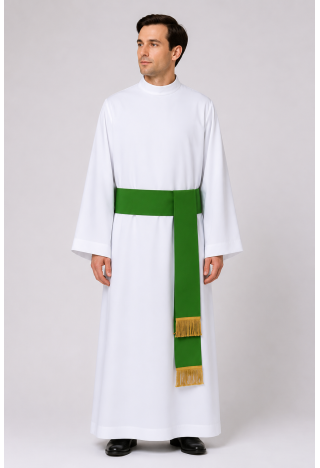 Liturgická alba s výšivkou Jeruzalémského kríža | Elegantná liturgická alba