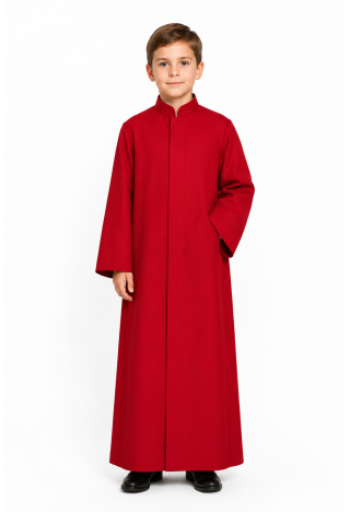 Red Altar Server Cassock | Altar Server Cassock | Made in Poland