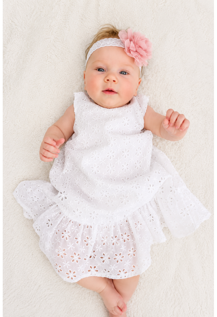 Weißes Molly-Taufkleid – Kleid von MKMaryla